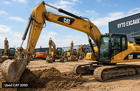 Used SANY SY215C Medium Excavator - Powerful Performance for Construction